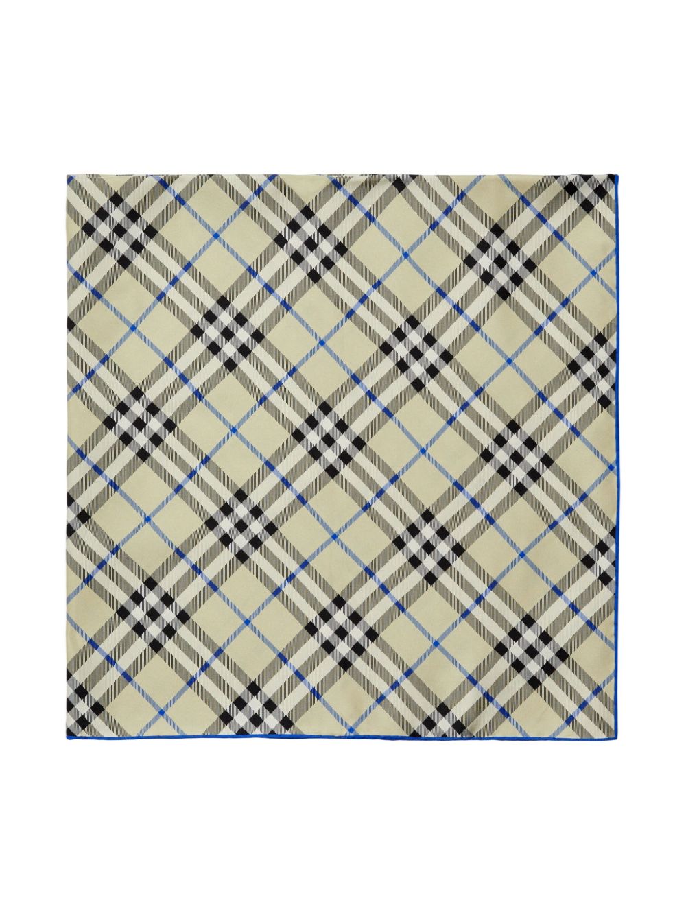 Shop Burberry Vintage Check Silk Scarf In Neutrals