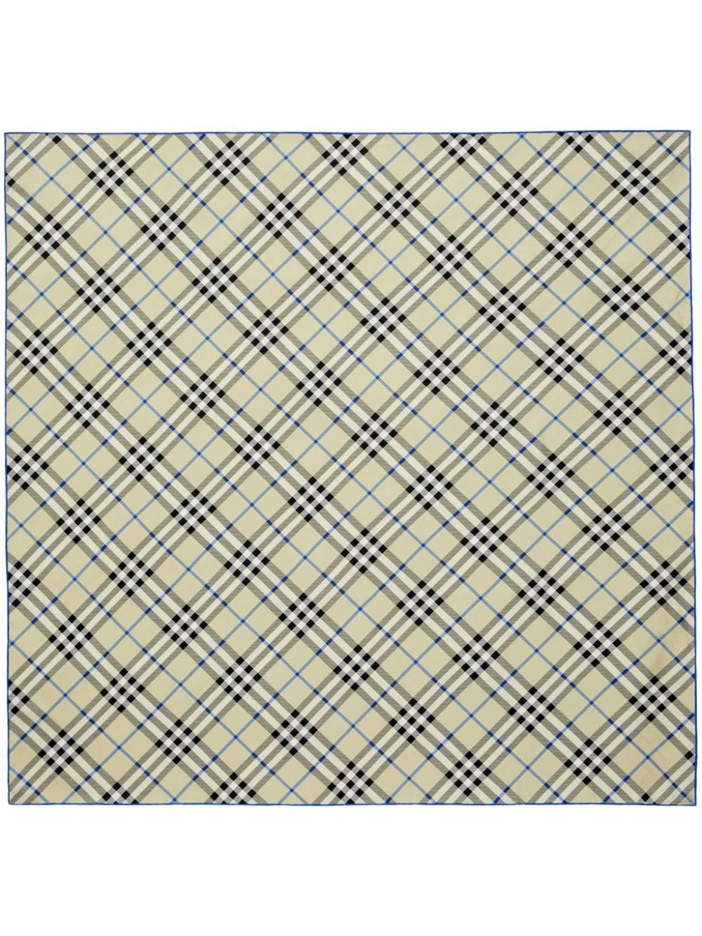 Shop Burberry Vintage Check Silk Scarf In Neutrals