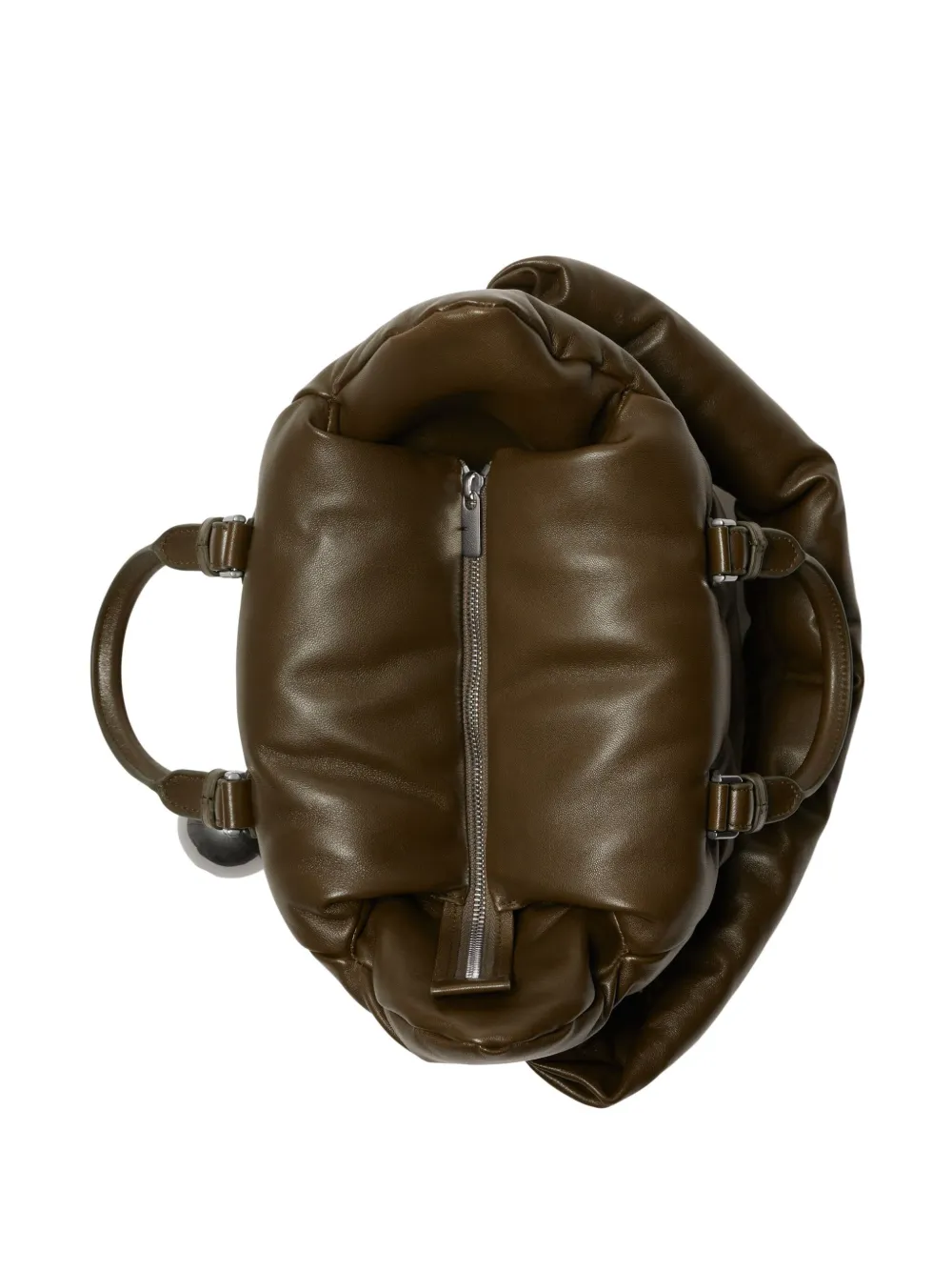 Burberry Shield kleine leren shopper Groen