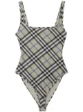 Burberry Vintage Check-print swimsuit - Neutrals