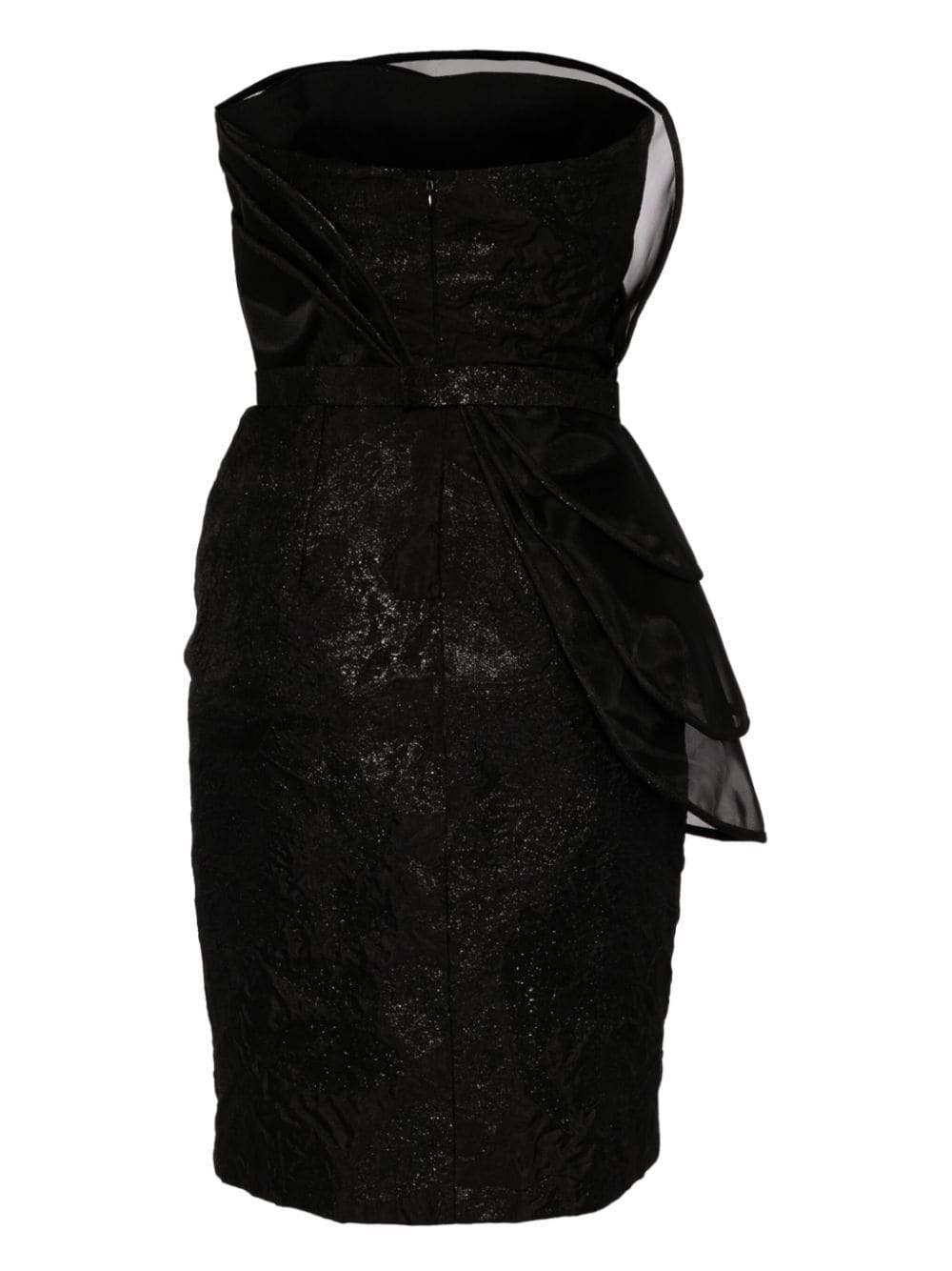 Saiid Kobeisy Strapless mini-jurk - Zwart