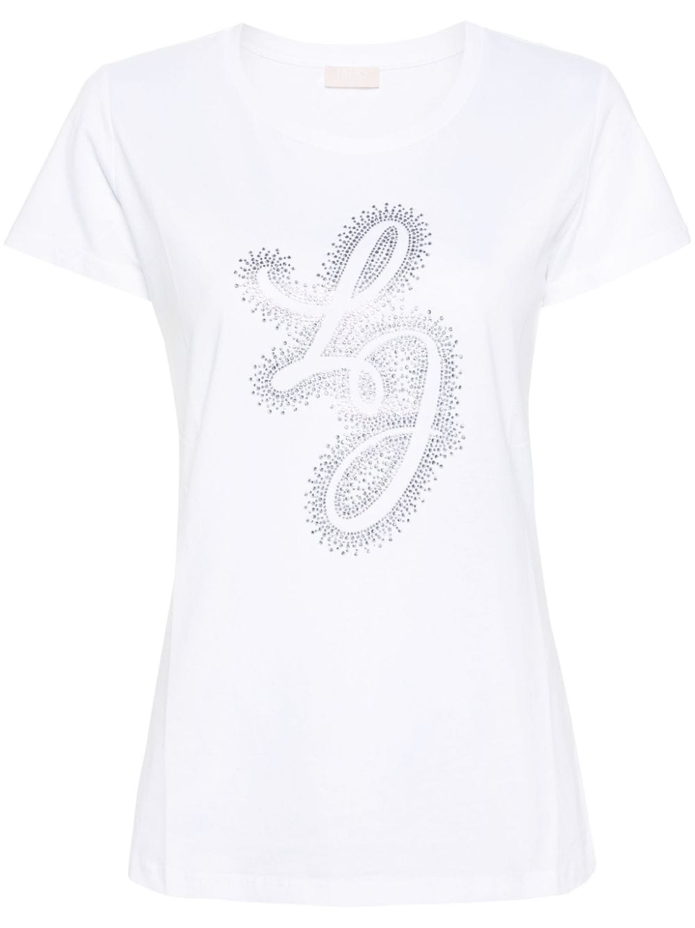 Liu •jo Logo-embellished Cotton T-shirt In 白色