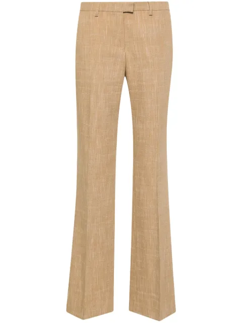 ETRO slub-texture tailored trousers