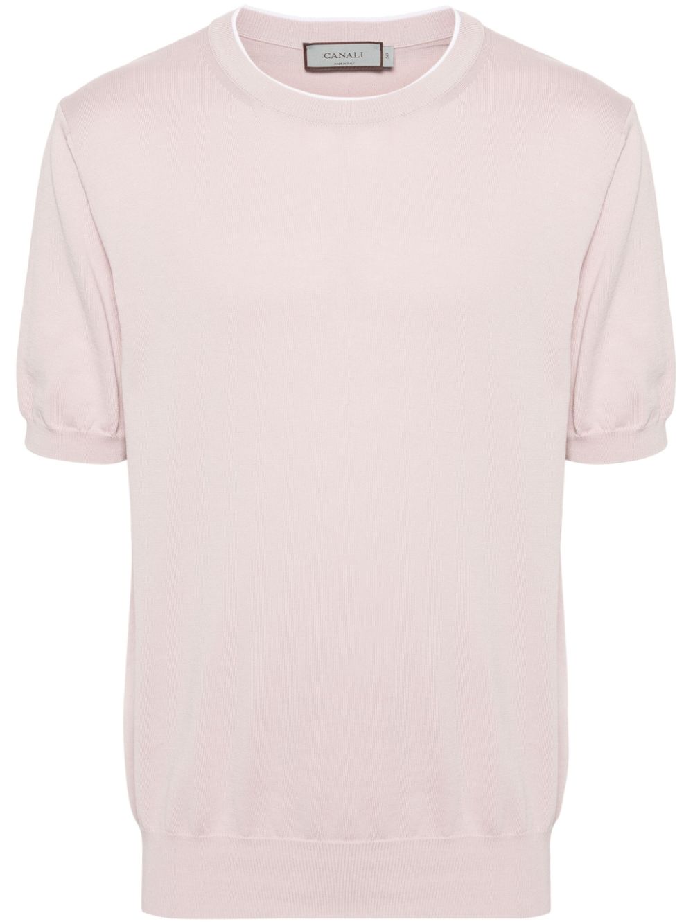 CANALI FINE-KNIT T-SHIRT