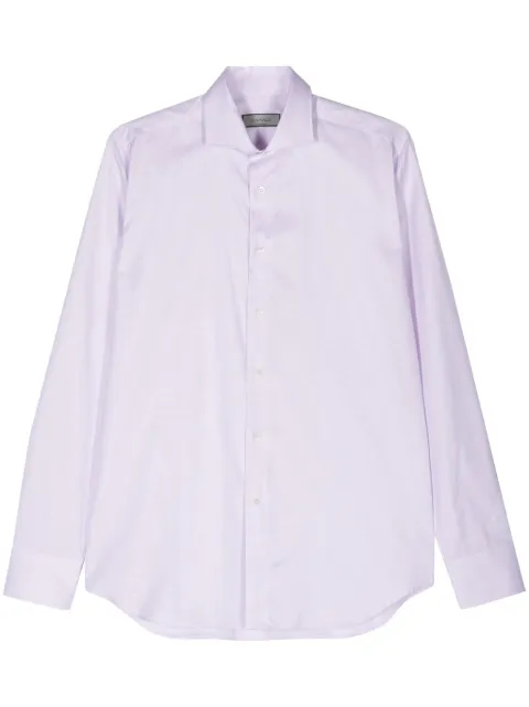 Canali camisa con estampado de cuadros mini