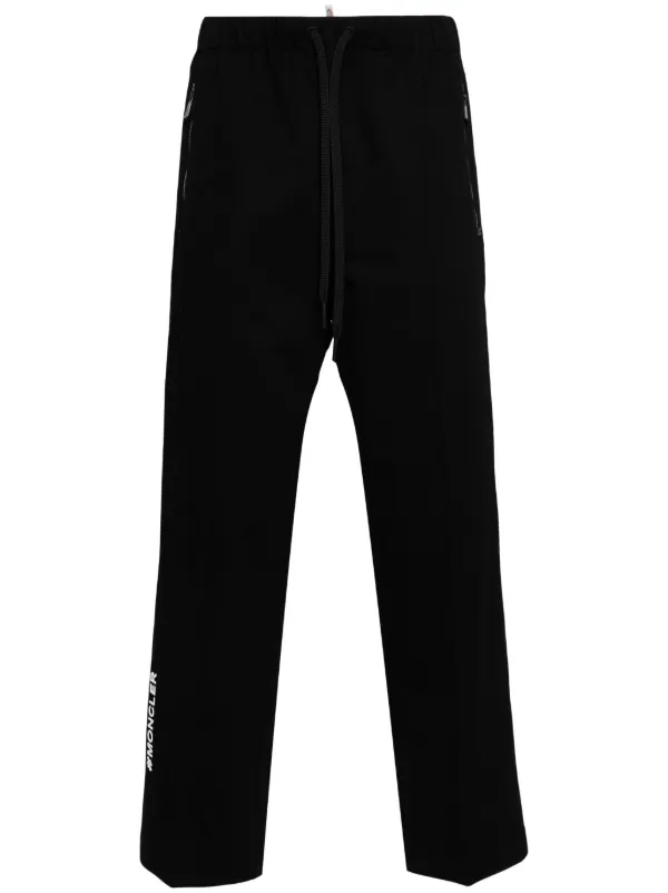Moncler Grenoble Logo-patch Cotton Track Pants in Black