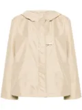 Fay hooded technical-poplin parka - Neutrals