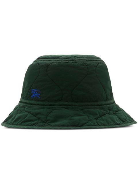 Burberry crinkled quilted bucket hat Men