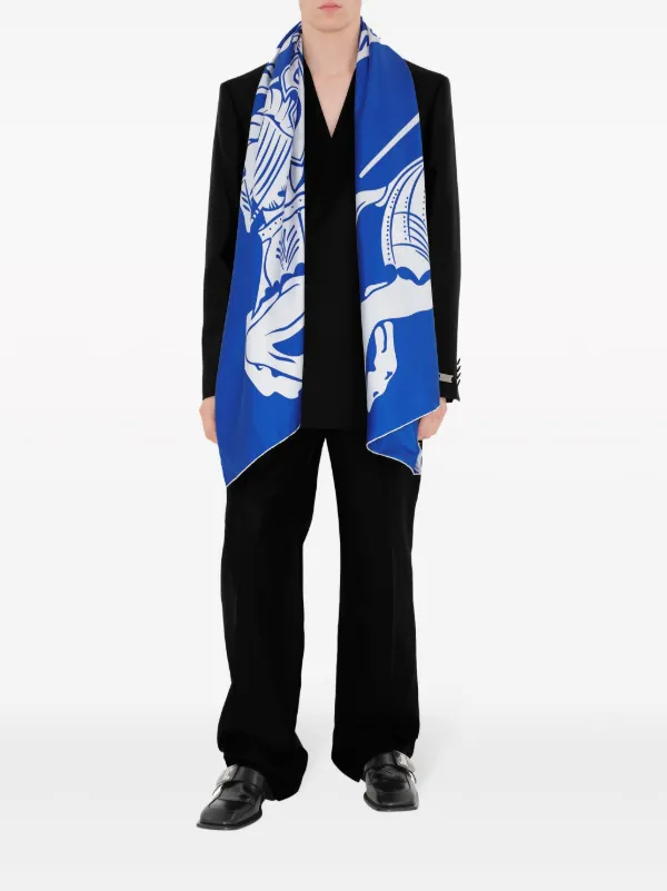 【送料&関税込】Burberry Silk Scarf With Ekd EKD printed silk scarf in multicoloured - Burberry | Mytheresa