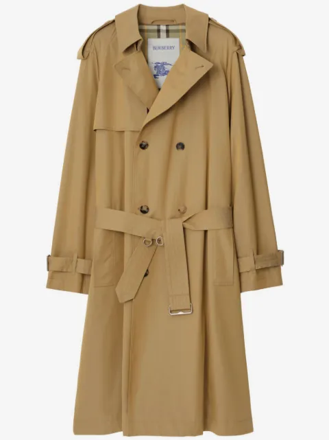 Burberry long garbadine trench coat