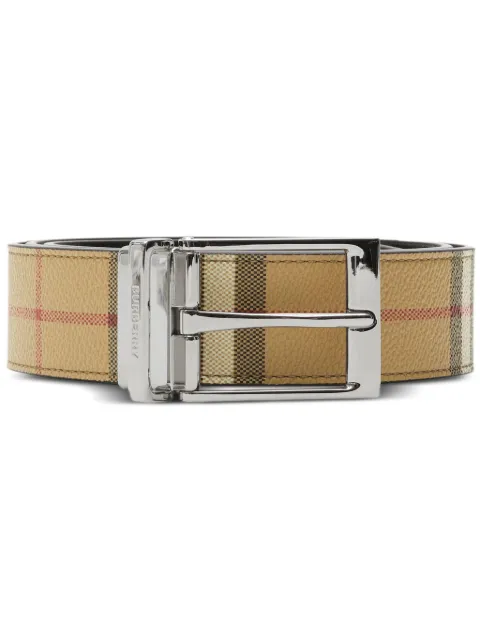 Burberry reversible checked belt Men