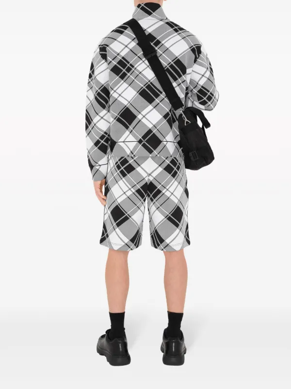 Burberry Checked Lightweight Jacket | Black | FARFETCH