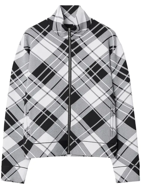 Burberry checked lightweight jacket