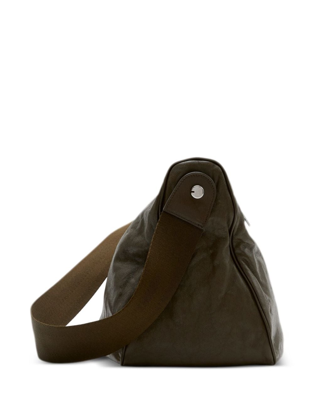 Shop Burberry Large Shield Messenger Bag In 褐色