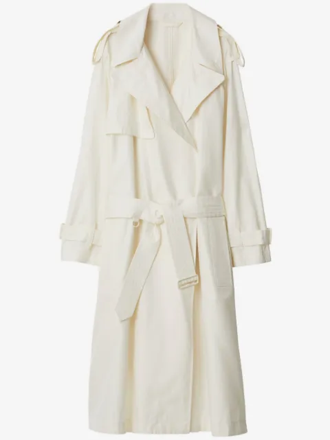 Burberry gabardina con doble botonadura