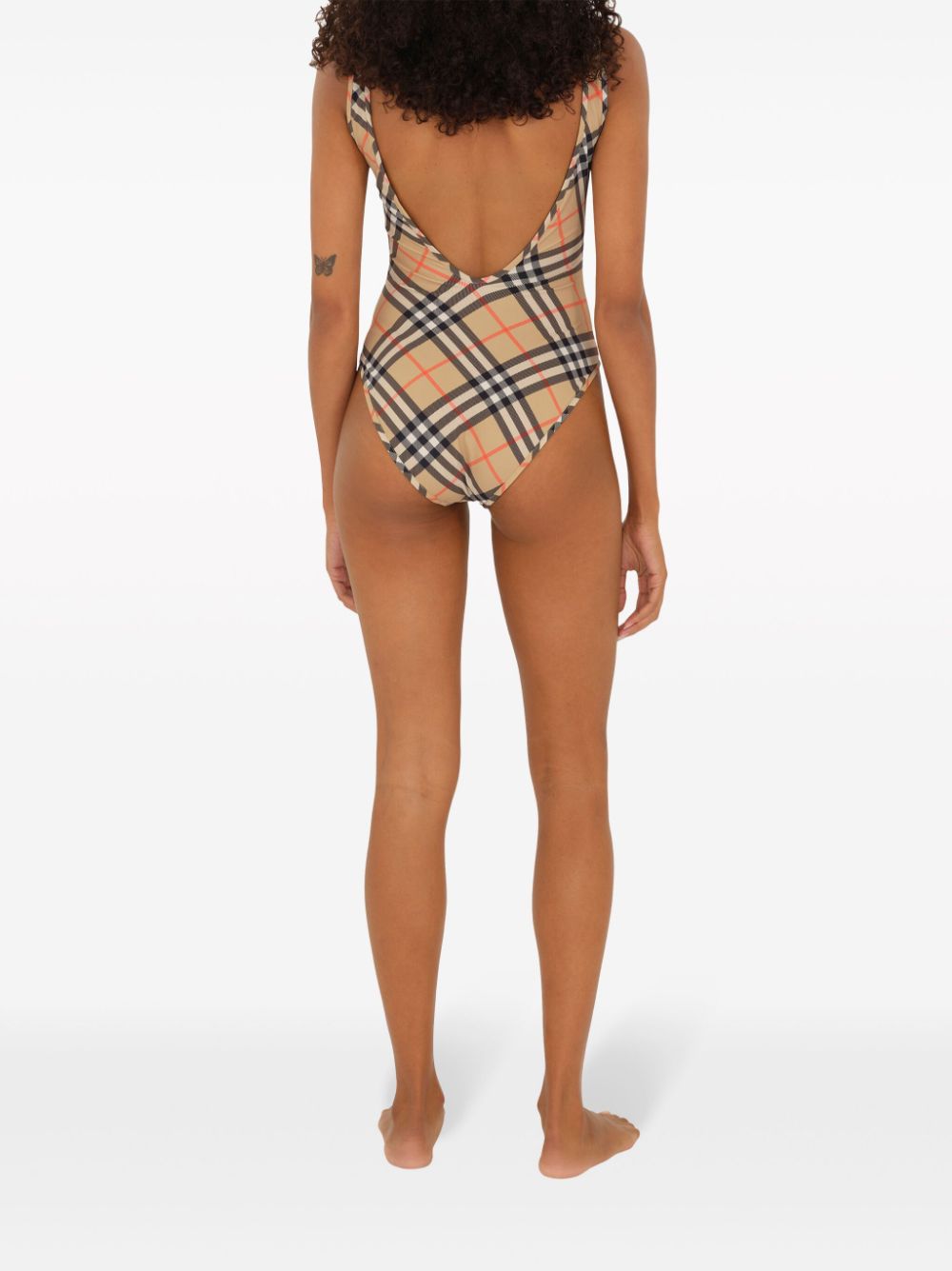 Burberry check-pattern swimsuit Women