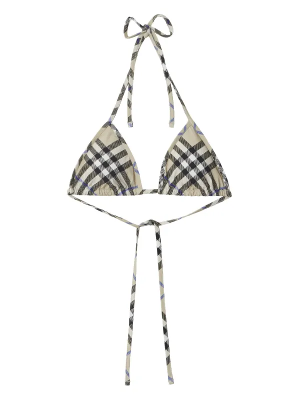 Burberry チェック ビキニトップ | ニュートラル | FARFETCH JP Burberry チェック ビキニトップ | ニュートラル | FARFETCH JP