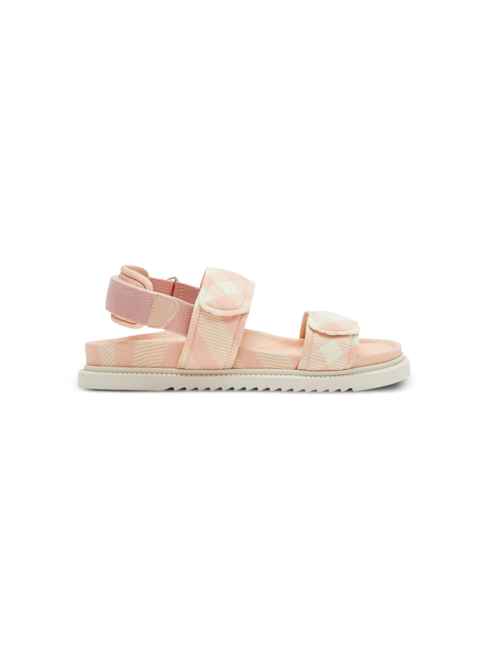 Burberry Kids Check Sandals Pink