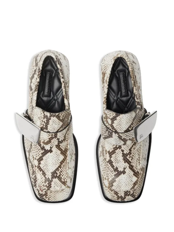 Burberry store print loafers