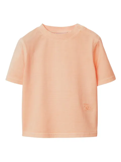 Burberry Kids t-shirt en coton à logo EKD brodé