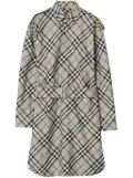 Burberry Vintage Check-print cotton shirt dress - Neutrals