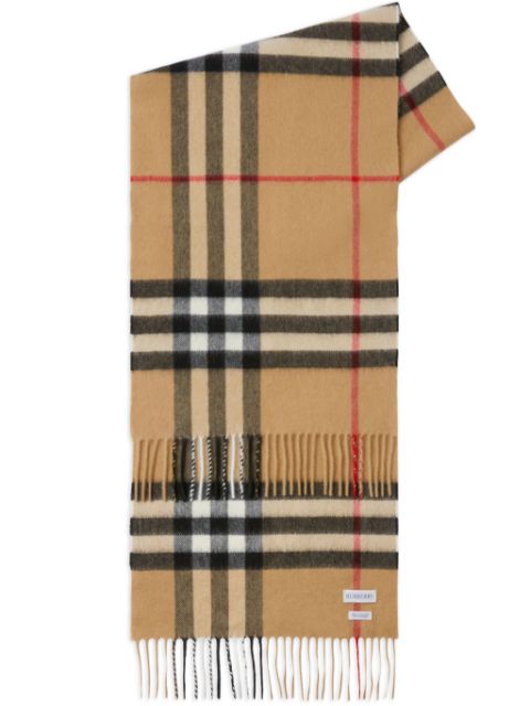 Burberry Kasjmier sjaal met Vintage check