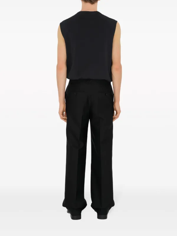 Burberry pear-print Cotton Tank Top | Black | FARFETCH