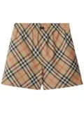 Burberry EKD Vintage Check-print shorts - Neutrals