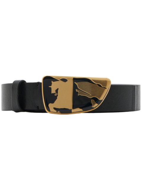 Burberry Shield leather belt