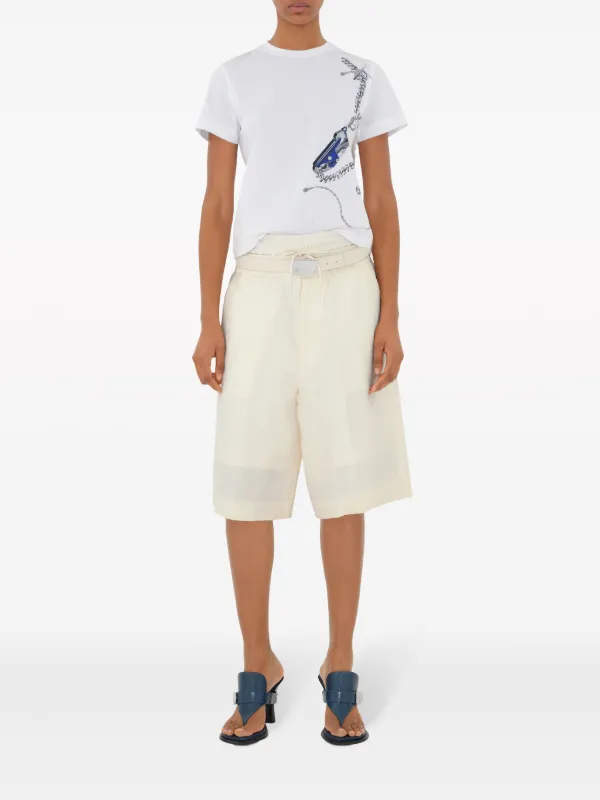 【送料&関税込】Burberry Knight Logo White T-shirt Burberry Knight Logo White T-shirt | italist