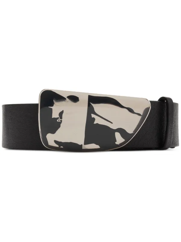 【BURBERRY】 SHIELD EKDバックル THINレザーベルト Burberry Shield Belt Bag | lncc | REVERSIBLE