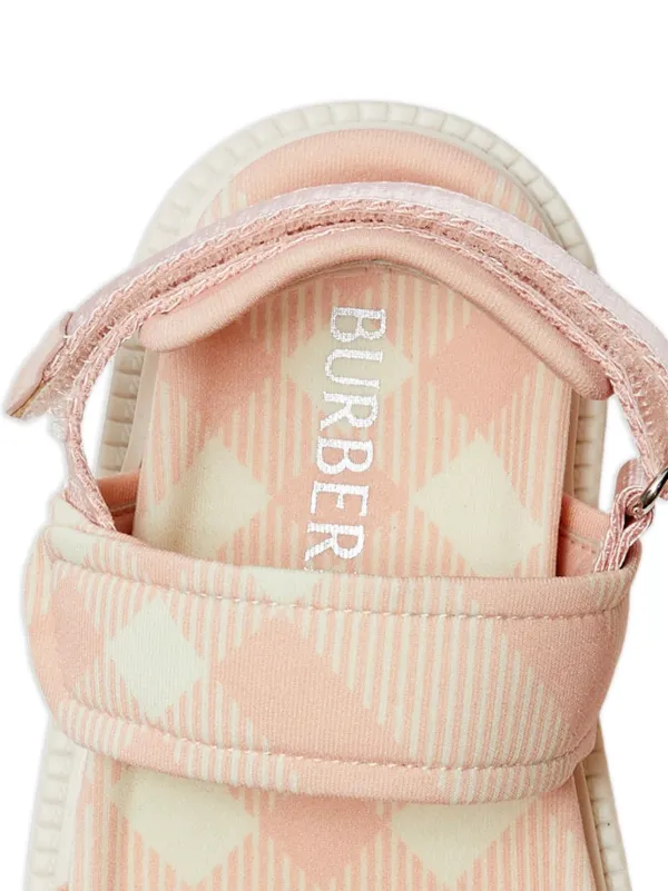 Burberry sandals kids pink on sale