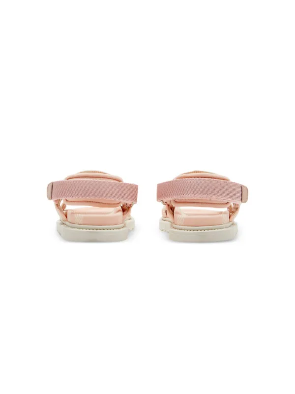 Burberry Kids Jamie Checked touch strap Sandals Pink FARFETCH HK
