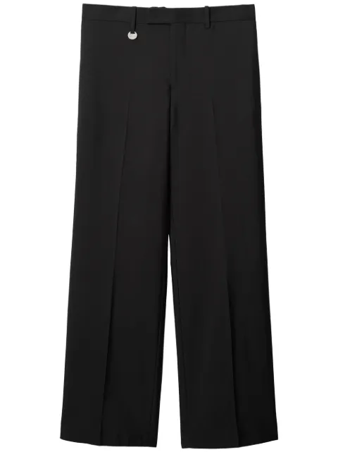 Burberry straight-leg wool-blend trousers