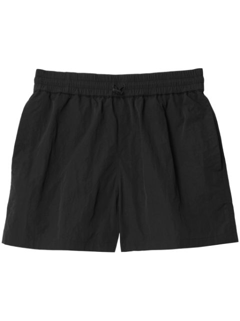 Burberry EKD-embroidered track shorts Women