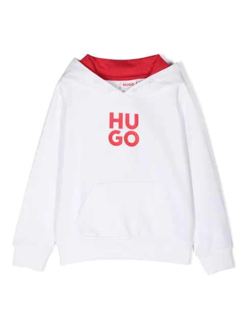 HUGO KIDS hoodie con logo estampado
