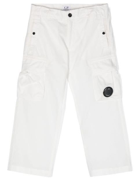 C.P. Company Kids straight-leg cargo trousers