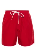 Eleventy drawstring swim shorts - Red