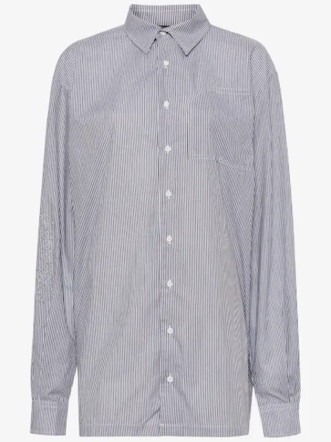 Ottolinger rhinestone-embellished striped shirt
