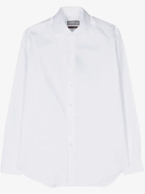 Canali Camisa de algodão com colarinho