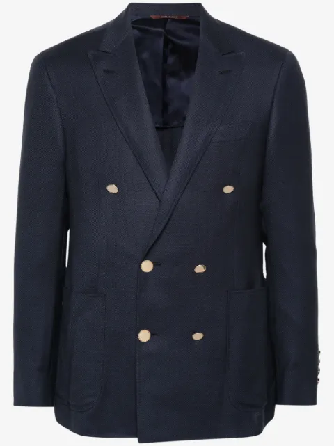 Canali double-breasted wool blazer