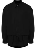 SONGZIO layered shirt - Black