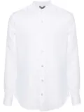 Eleventy slub-texture linen shirt - White