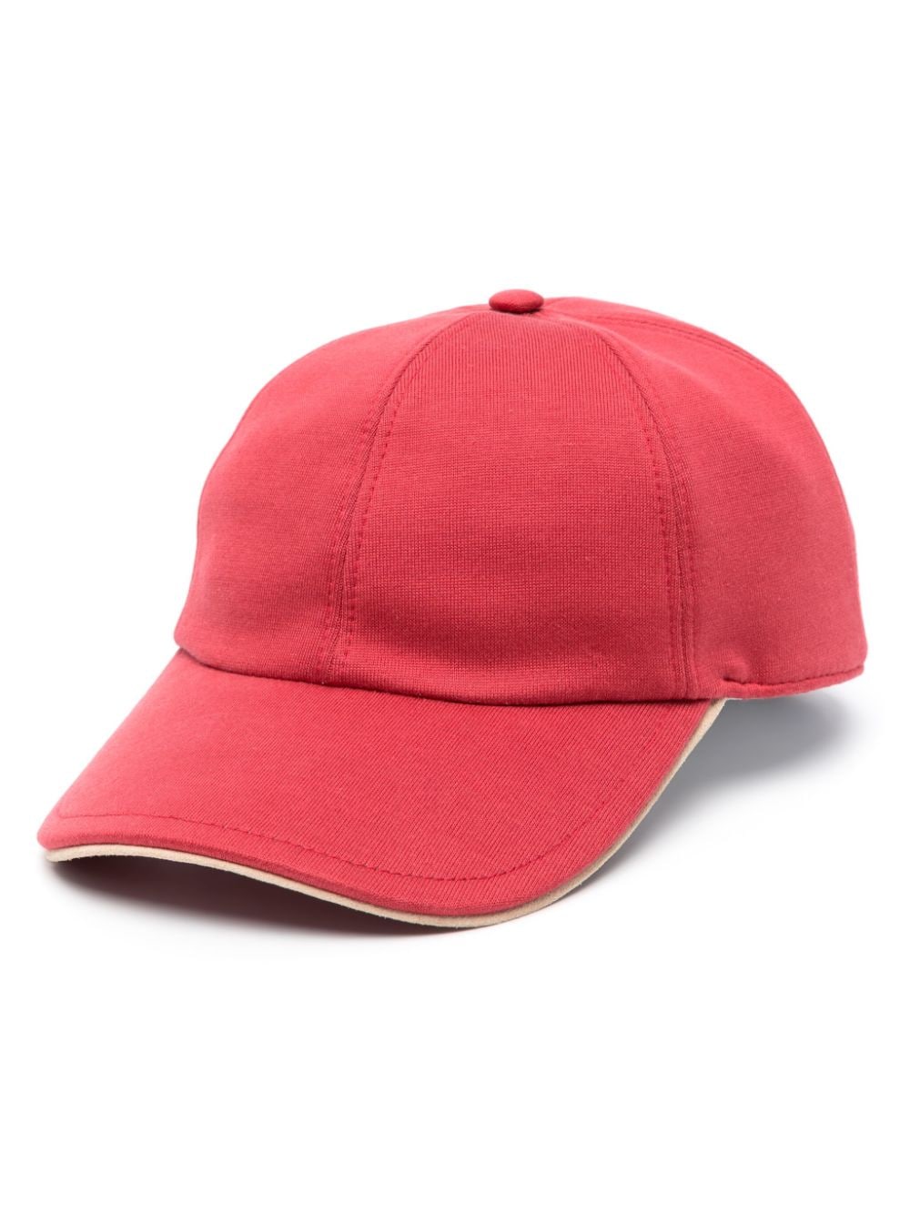 Eleventy Contrasting-trim Peak Cap In Red