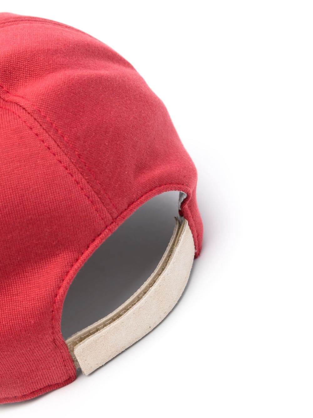 Shop Eleventy Contrasting-trim Peak Cap In Red