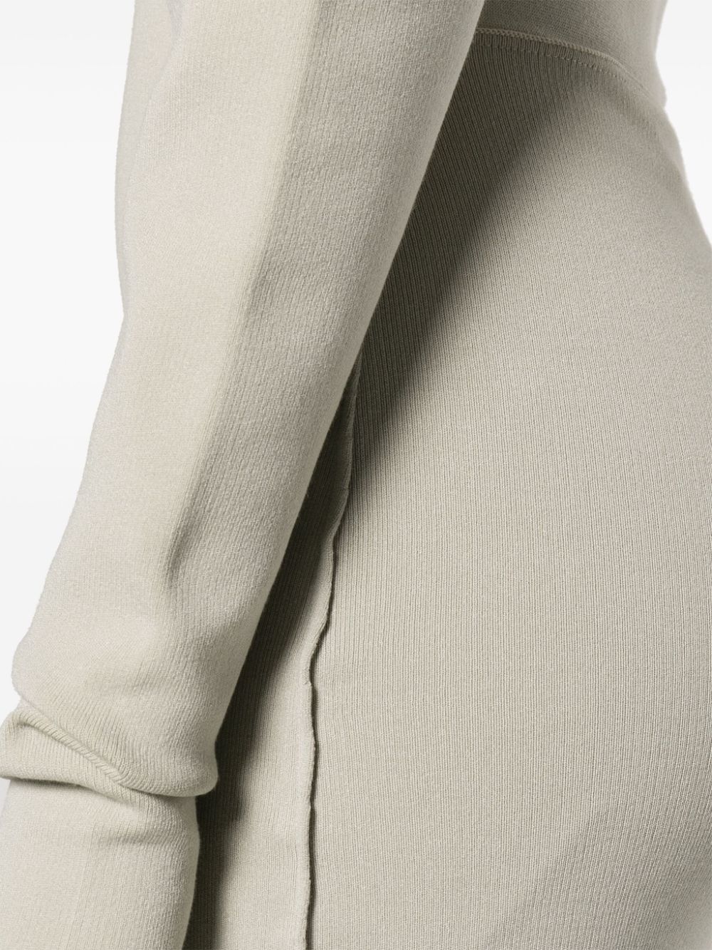 Shop Rick Owens One-shoulder Asymmetric Dress In Grey