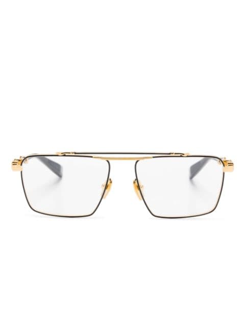 Balmain Eyewear pilot-frame glasses