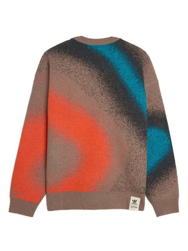 Adidas x SFTM abstract-print Sweatshirt - Farfetch