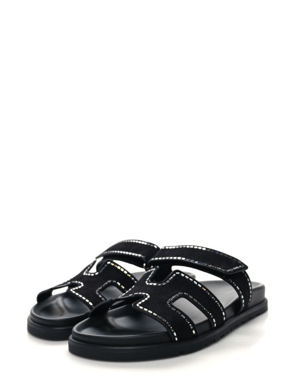 Hermes 2024 crystal sandals