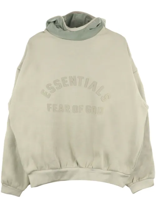 Hoodie en coton mélangé à logo imprimé - FEAR OF GOD ESSENTIALS - Modalova